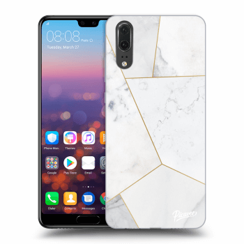 Maskica za Huawei P20 - White tile