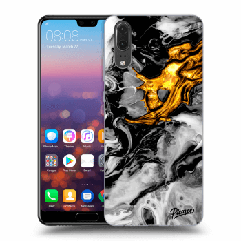 Maskica za Huawei P20 - Black Gold 2