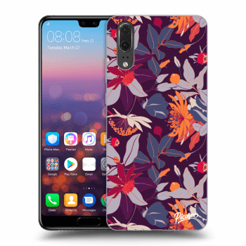 Maskica za Huawei P20 - Purple Leaf