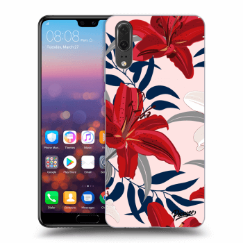 Maskica za Huawei P20 - Red Lily