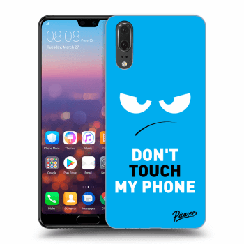 Maskica za Huawei P20 - Angry Eyes - Blue