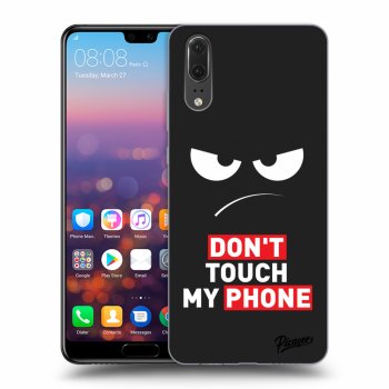 Maskica za Huawei P20 - Angry Eyes - Transparent