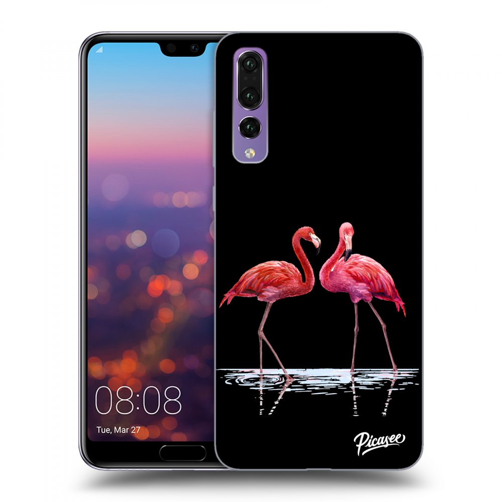 Picasee ULTIMATE CASE za Huawei P20 Pro - Flamingos couple