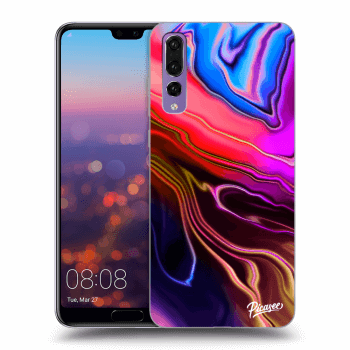 Picasee crna silikonska maskica za Huawei P20 Pro - Electric