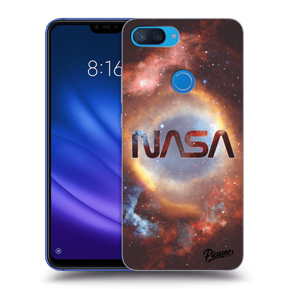 Picasee crna silikonska maskica za Xiaomi Mi 8 Lite - Nebula