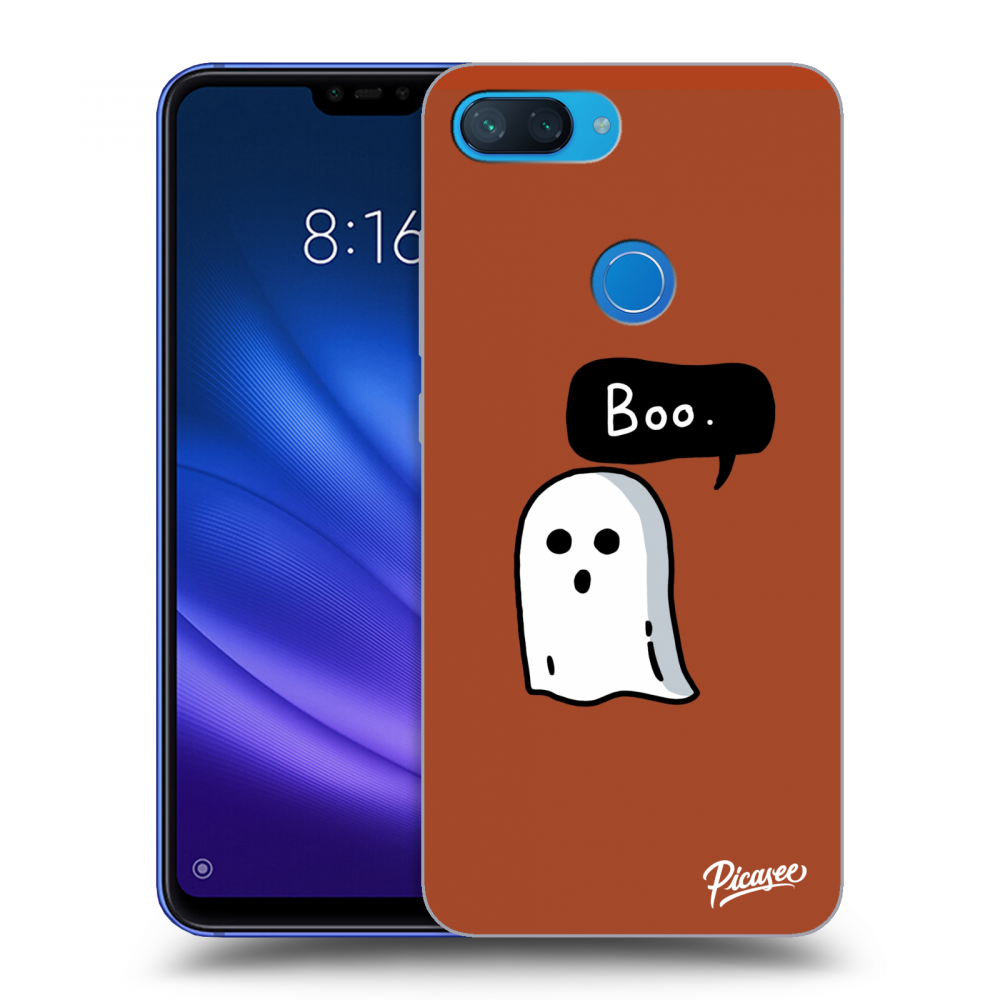 Picasee crna silikonska maskica za Xiaomi Mi 8 Lite - Boo