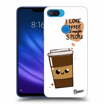 Picasee silikonska prozirna maskica za Xiaomi Mi 8 Lite - Cute coffee