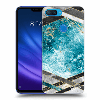 Maskica za Xiaomi Mi 8 Lite - Blue geometry