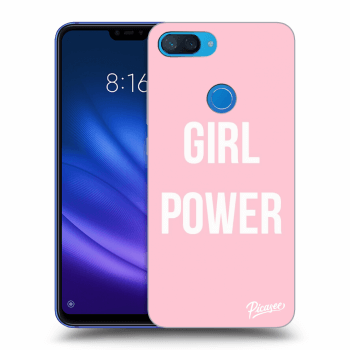 Picasee crna silikonska maskica za Xiaomi Mi 8 Lite - Girl power