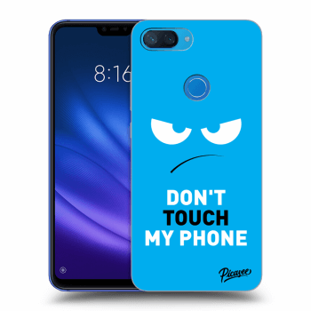Maskica za Xiaomi Mi 8 Lite - Angry Eyes - Blue