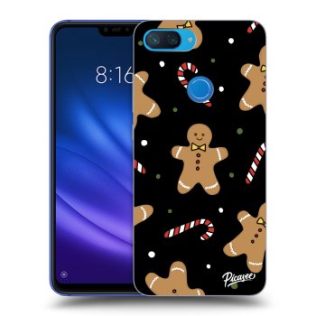 Picasee crna silikonska maskica za Xiaomi Mi 8 Lite - Gingerbread