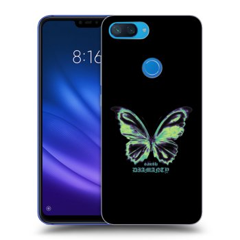 Picasee crna silikonska maskica za Xiaomi Mi 8 Lite - Diamanty Blue