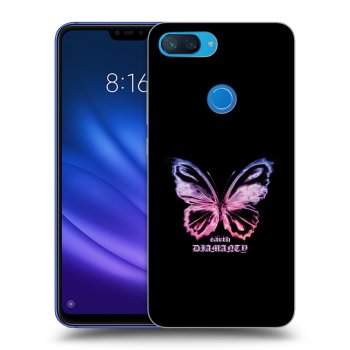 Picasee crna silikonska maskica za Xiaomi Mi 8 Lite - Diamanty Purple