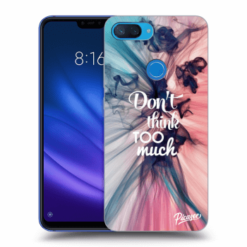 Picasee silikonska prozirna maskica za Xiaomi Mi 8 Lite - Don't think TOO much