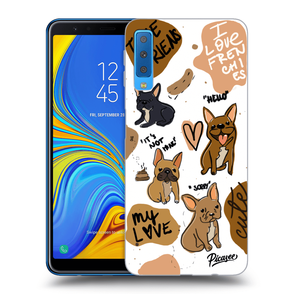 Picasee ULTIMATE CASE za Samsung Galaxy A7 2018 A750F - Frenchies
