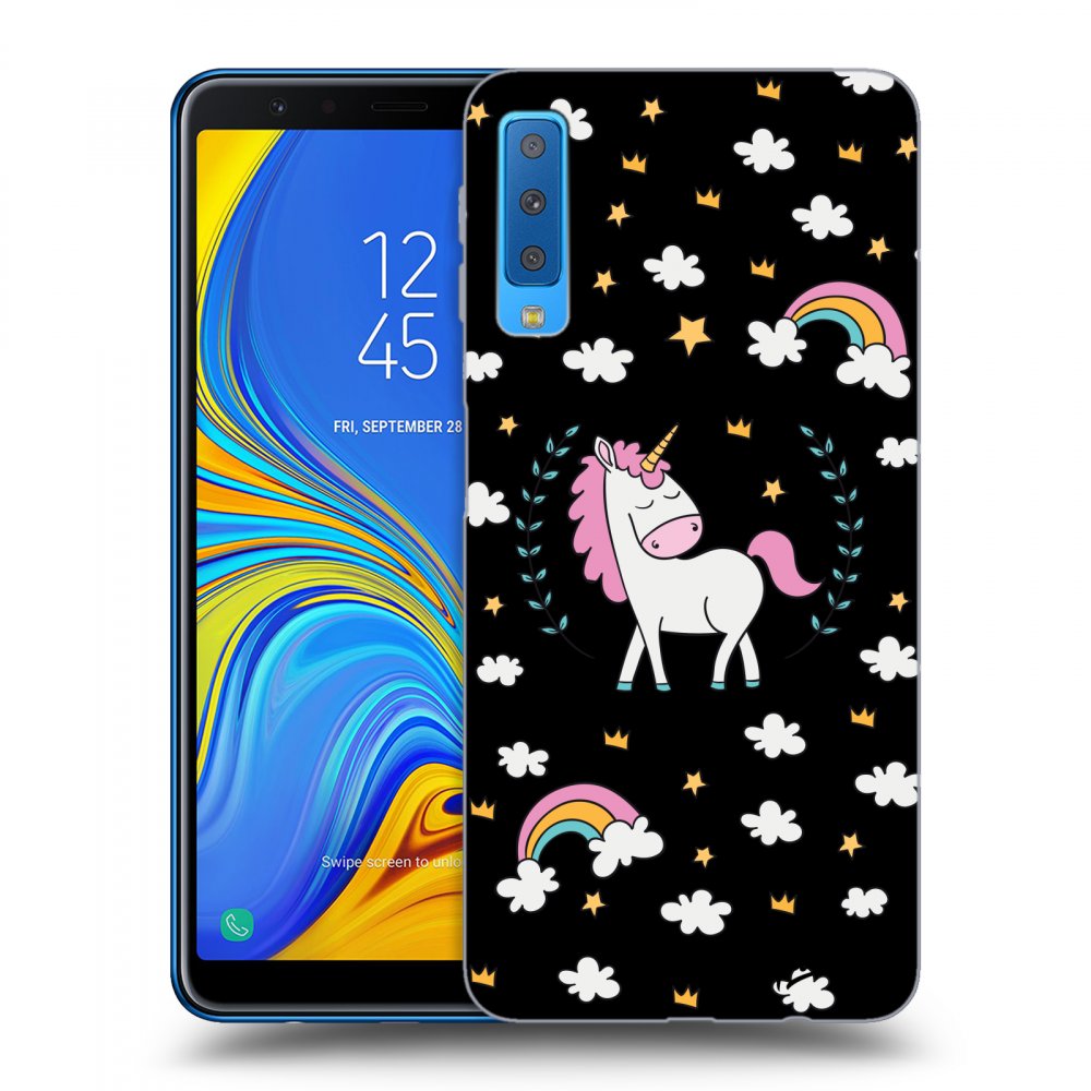 Picasee ULTIMATE CASE za Samsung Galaxy A7 2018 A750F - Unicorn star heaven