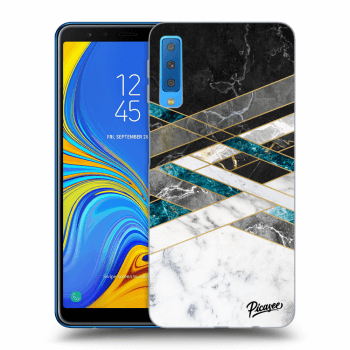 Maskica za Samsung Galaxy A7 2018 A750F - Black & White geometry