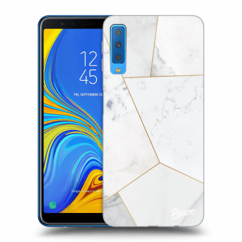 Maskica za Samsung Galaxy A7 2018 A750F - White tile