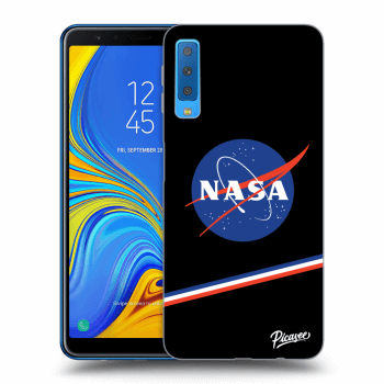 Picasee crna silikonska maskica za Samsung Galaxy A7 2018 A750F - NASA Original