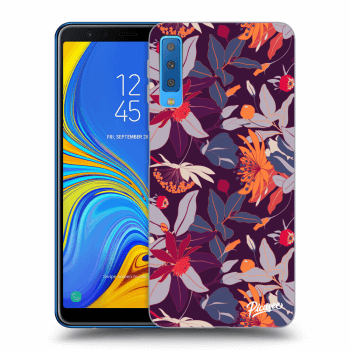 Maskica za Samsung Galaxy A7 2018 A750F - Purple Leaf
