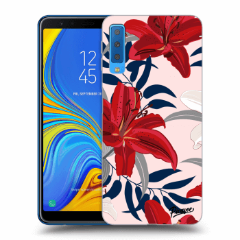 Maskica za Samsung Galaxy A7 2018 A750F - Red Lily