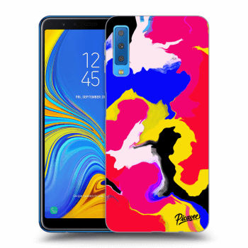Maskica za Samsung Galaxy A7 2018 A750F - Watercolor