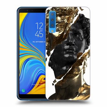 Maskica za Samsung Galaxy A7 2018 A750F - Gold - Black