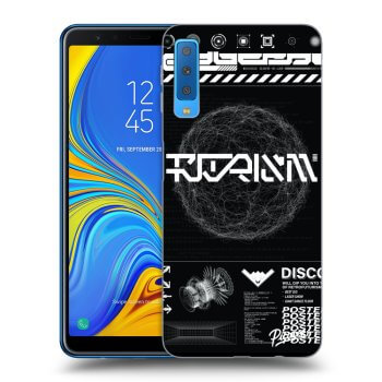 Picasee crna silikonska maskica za Samsung Galaxy A7 2018 A750F - BLACK DISCO