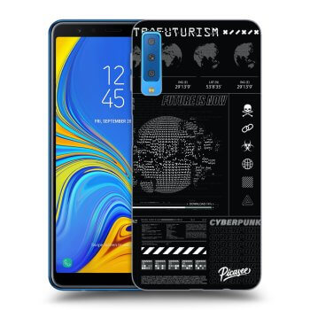 Picasee crna silikonska maskica za Samsung Galaxy A7 2018 A750F - FUTURE