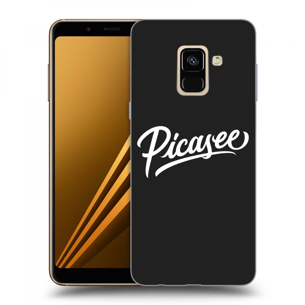 Picasee crna silikonska maskica za Samsung Galaxy A8 2018 A530F - Picasee - White