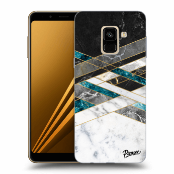 Maskica za Samsung Galaxy A8 2018 A530F - Black & White geometry