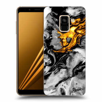Maskica za Samsung Galaxy A8 2018 A530F - Black Gold 2