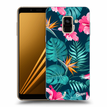 Maskica za Samsung Galaxy A8 2018 A530F - Pink Monstera