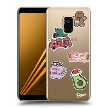 Maskica za Samsung Galaxy A8 2018 A530F - Christmas Stickers
