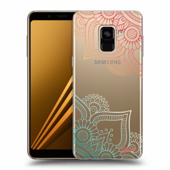 Maskica za Samsung Galaxy A8 2018 A530F - Flowers pattern