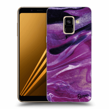 Maskica za Samsung Galaxy A8 2018 A530F - Purple glitter
