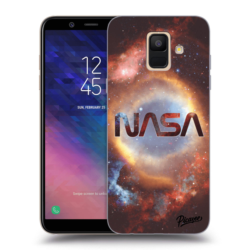 Picasee silikonska prozirna maskica za Samsung Galaxy A6 A600F - Nebula