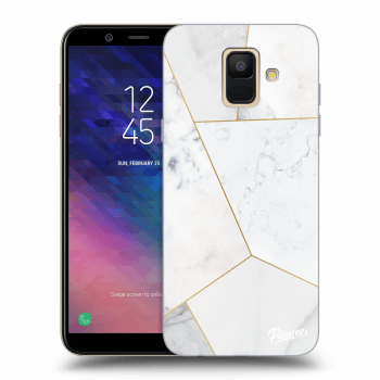 Maskica za Samsung Galaxy A6 A600F - White tile