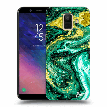 Maskica za Samsung Galaxy A6 A600F - Green Gold
