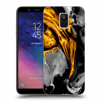 Maskica za Samsung Galaxy A6 A600F - Black Gold
