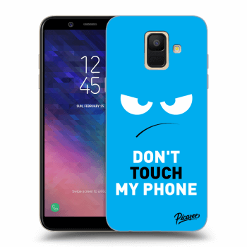 Maskica za Samsung Galaxy A6 A600F - Angry Eyes - Blue