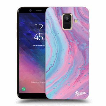Maskica za Samsung Galaxy A6 A600F - Pink liquid