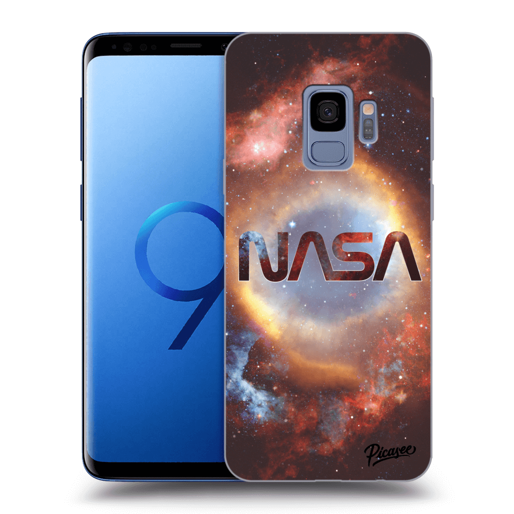 Picasee crna silikonska maskica za Samsung Galaxy S9 G960F - Nebula