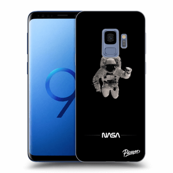 Picasee crna silikonska maskica za Samsung Galaxy S9 G960F - Astronaut Minimal