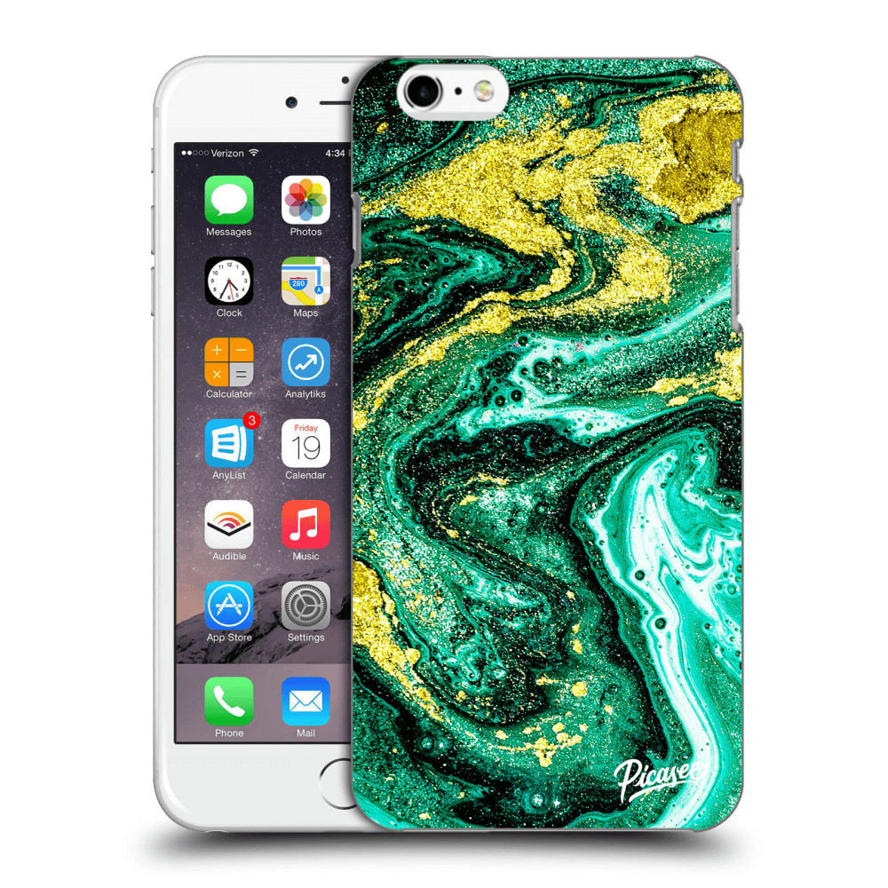 Picasee ULTIMATE CASE za Apple iPhone 6 Plus/6S Plus - Green Gold