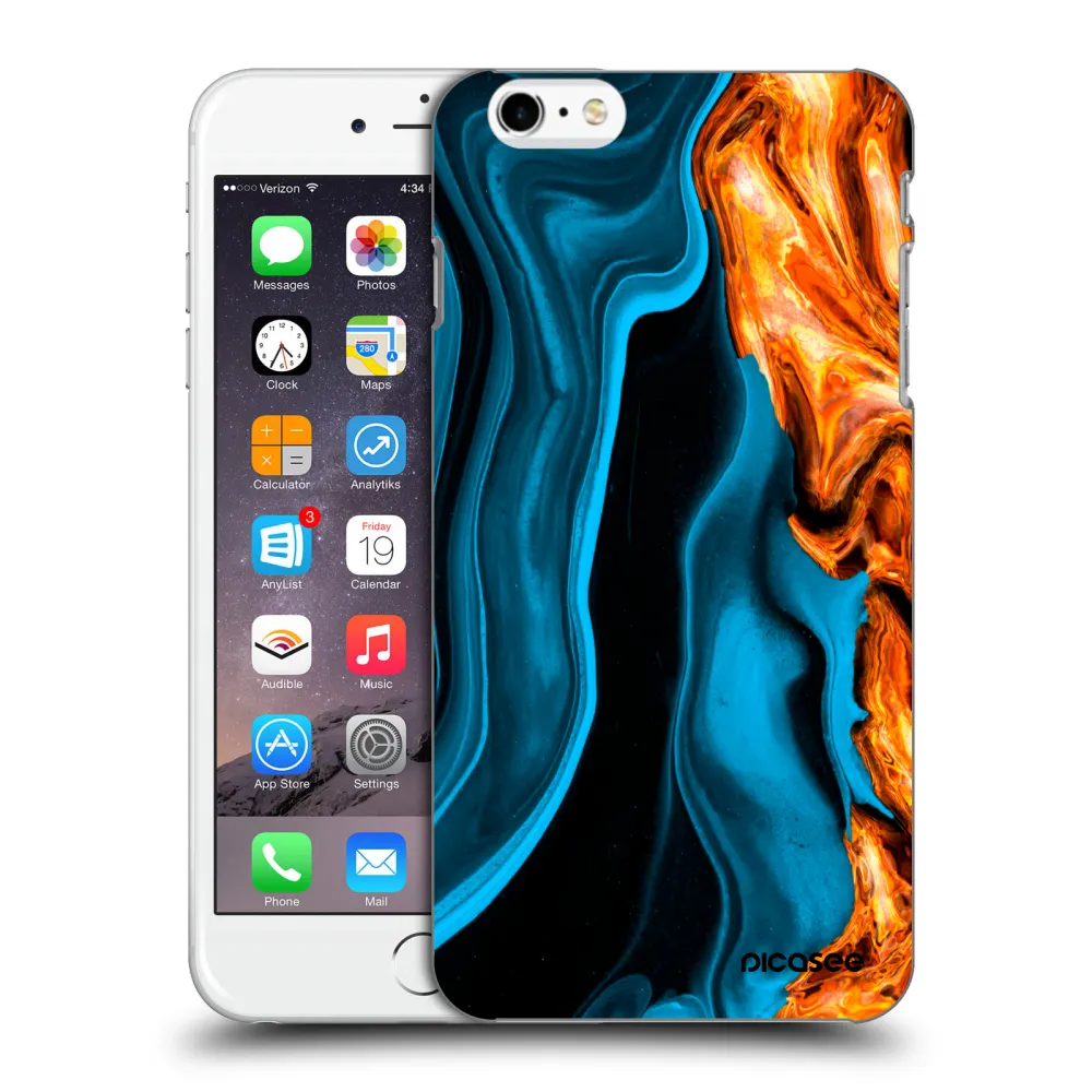 Picasee ULTIMATE CASE za Apple iPhone 6 Plus/6S Plus - Gold blue
