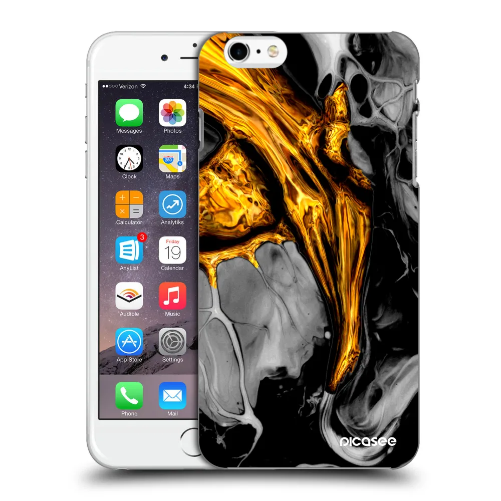 Picasee ULTIMATE CASE za Apple iPhone 6 Plus/6S Plus - Black Gold