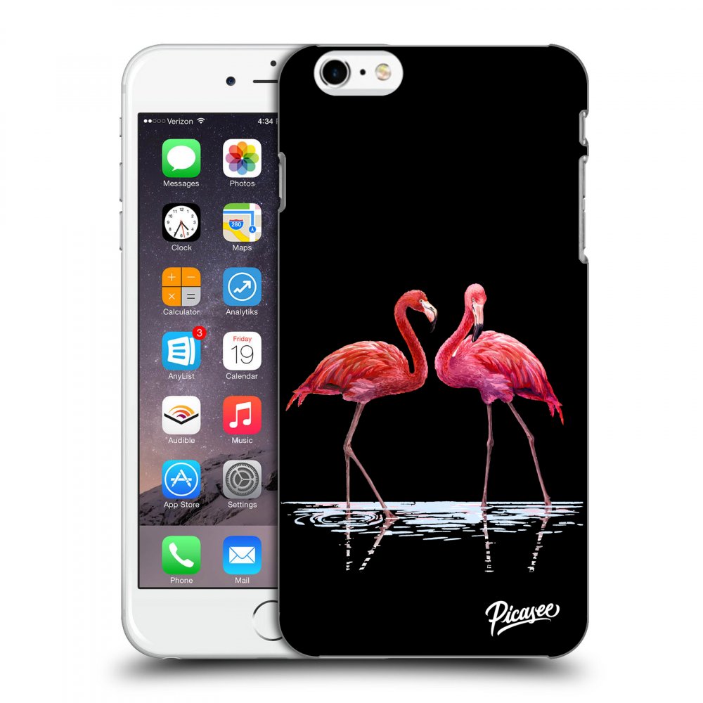 Picasee ULTIMATE CASE za Apple iPhone 6 Plus/6S Plus - Flamingos couple