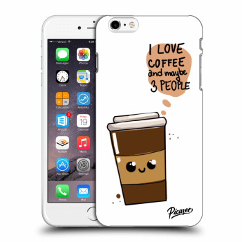 Picasee silikonska prozirna maskica za Apple iPhone 6 Plus/6S Plus - Cute coffee