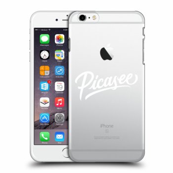 Picasee silikonska prozirna maskica za Apple iPhone 6 Plus/6S Plus - Picasee - old logo - white
